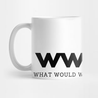 wwwd? what would Wednesday do? Mug